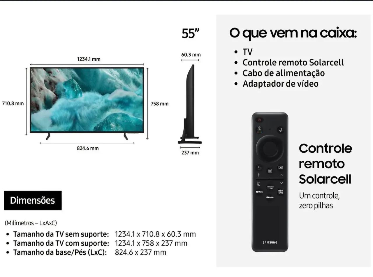 Tv Samsung 55 polegadas QLed - Foto 5