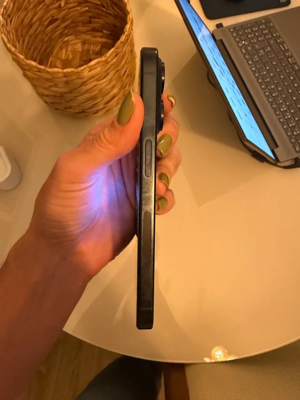 iPhone 15 PRO 128GB AZUL - Foto 4