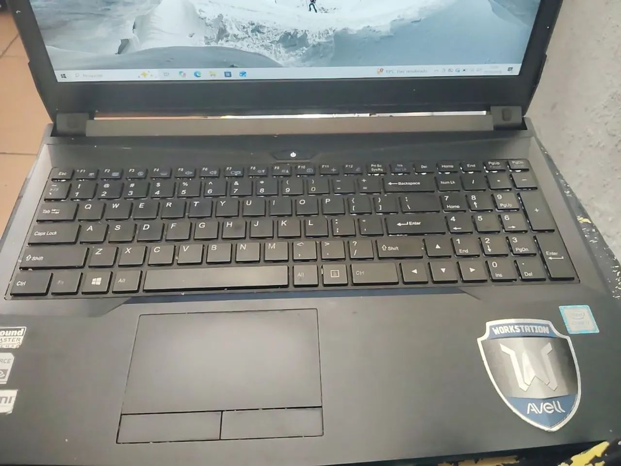 Notebook Avell em perfeito estado aceito trocas 