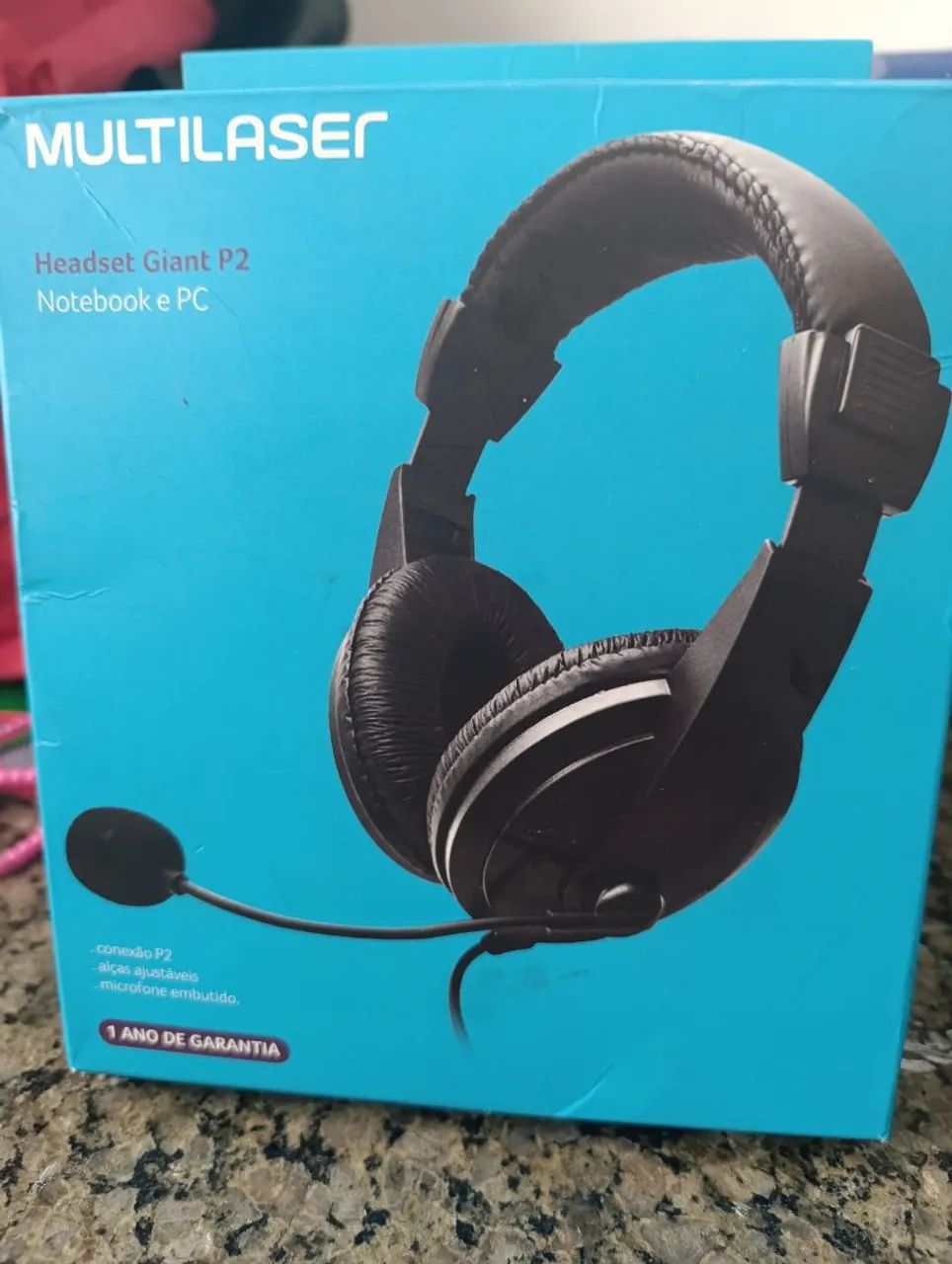 Fone Headset Multilaser Giant P2 - Foto 4