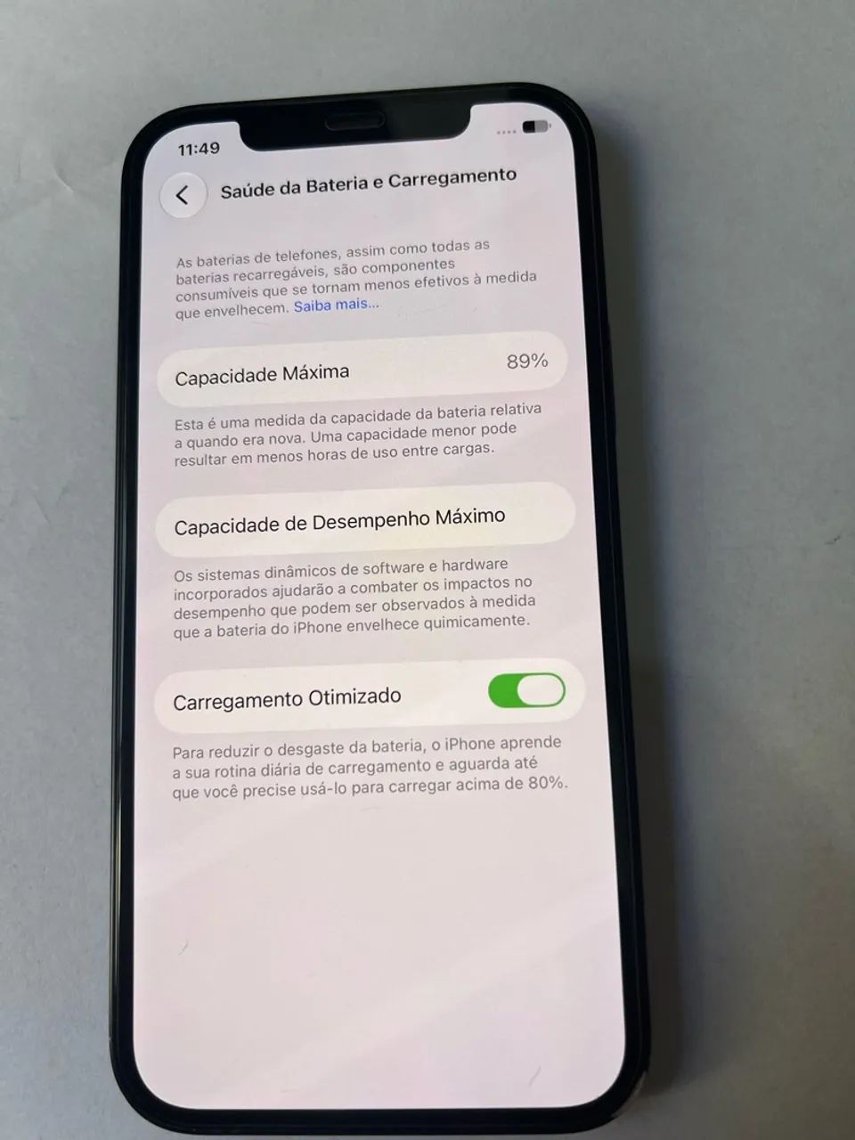 iPhone 12 246 GB bateria em 89% - Foto 2