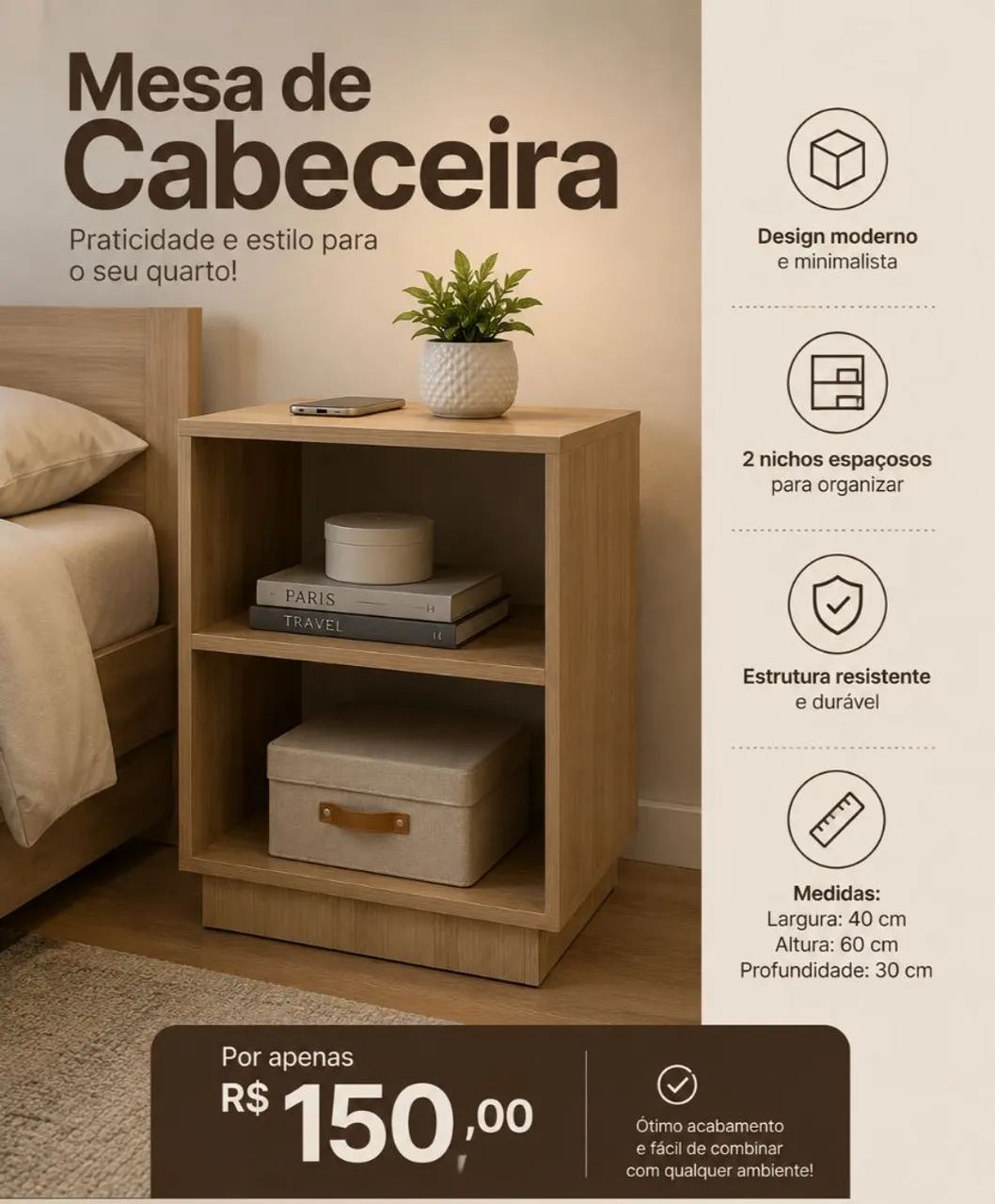 Mesa de Cabeceira 