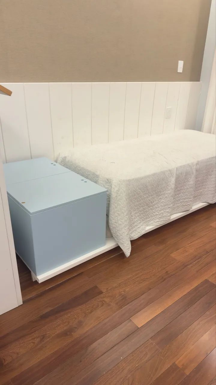 Base de cama de solteiro 100% mdf 