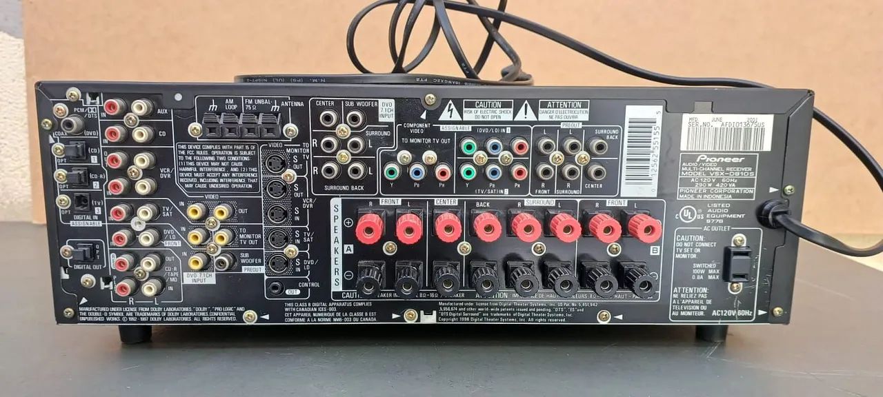 Receiver Pioneer vsx810s - Foto 4