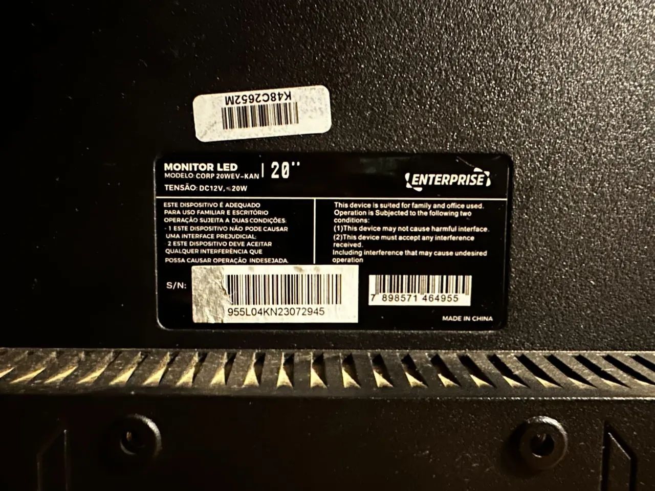 Monitor 20" LED enterprise - Foto 4