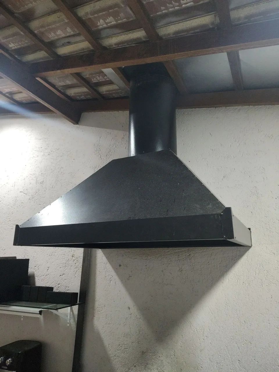 Vendo coifa com exaustor/ventilador estado de novo 