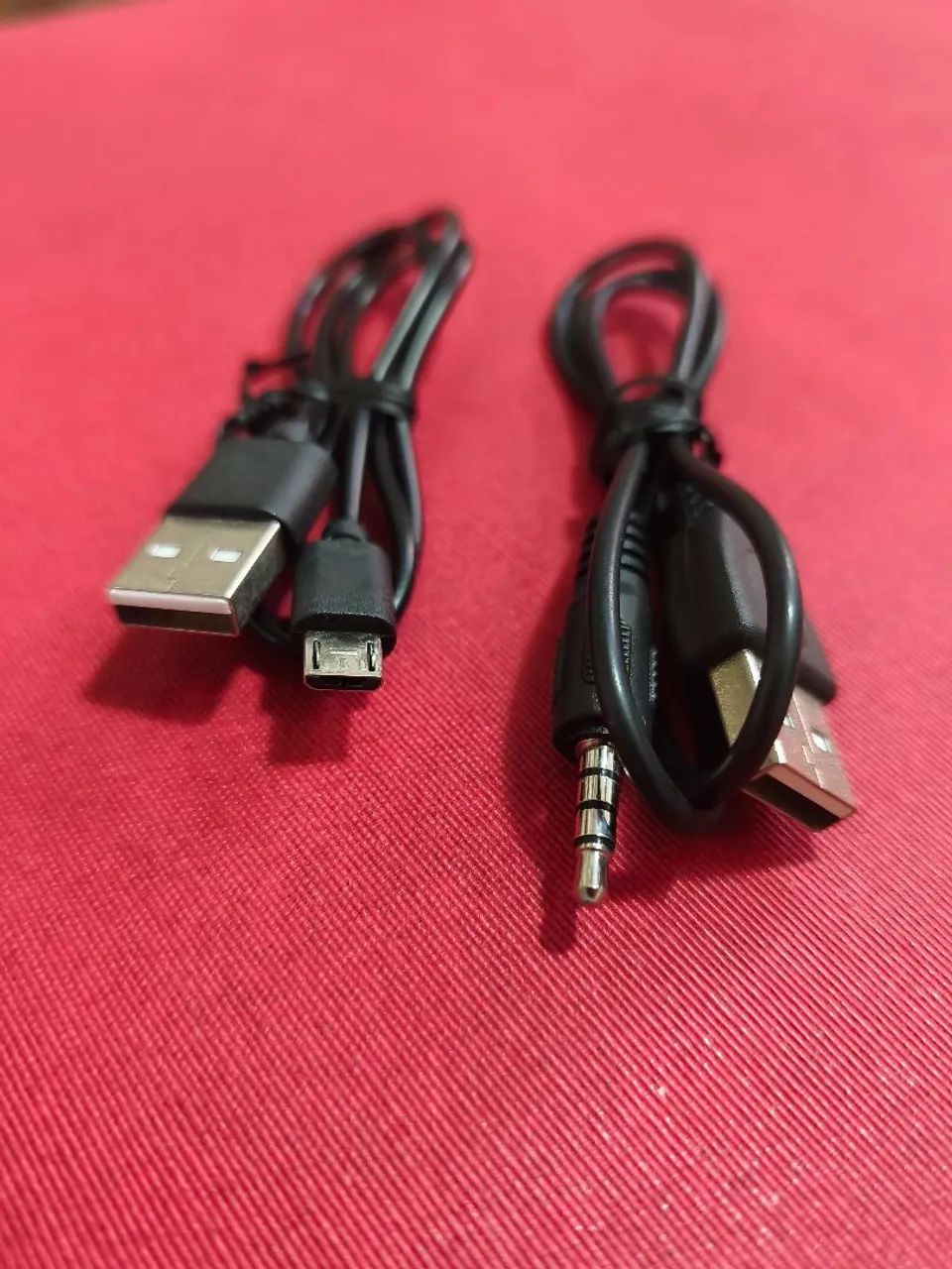 Kit 2 Cabos USB: x Micro USB (V8) + USB x P2 - Foto 2