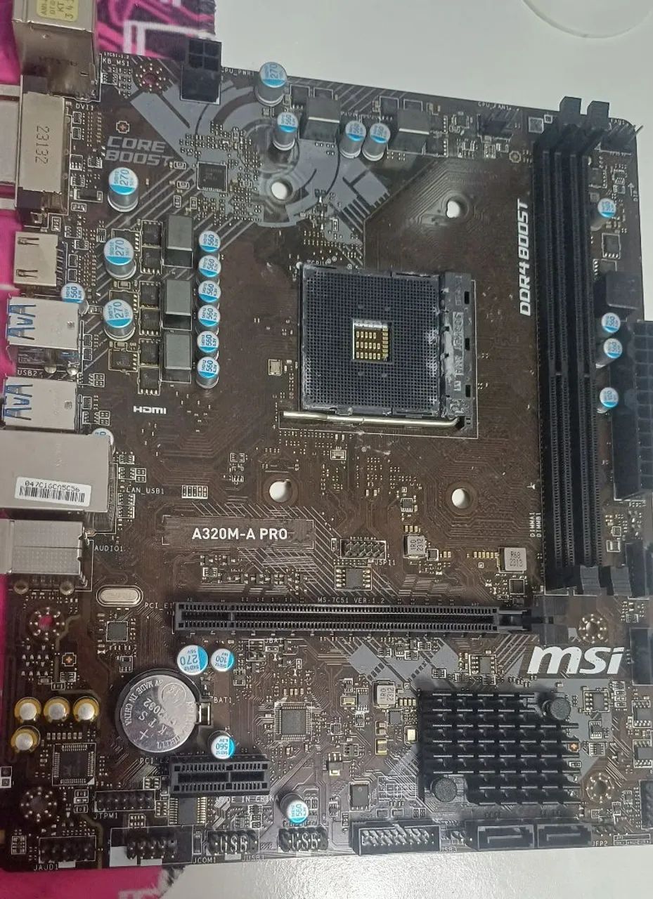 Placa Mãe A320-A PRO MSI - Foto 2