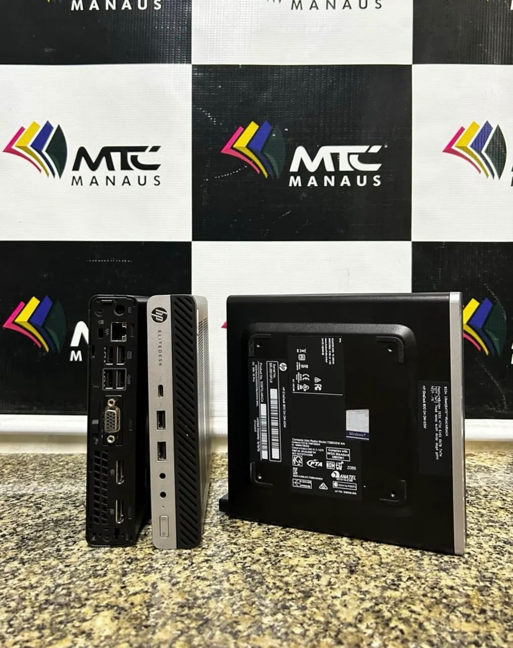 Mini Cpu Hp 7° e 8° gen SSD 256gb 