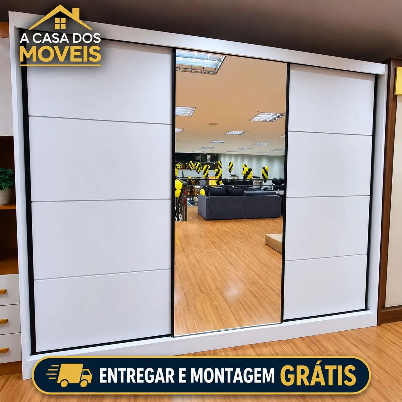Guarda roupa Bergamo MDF 