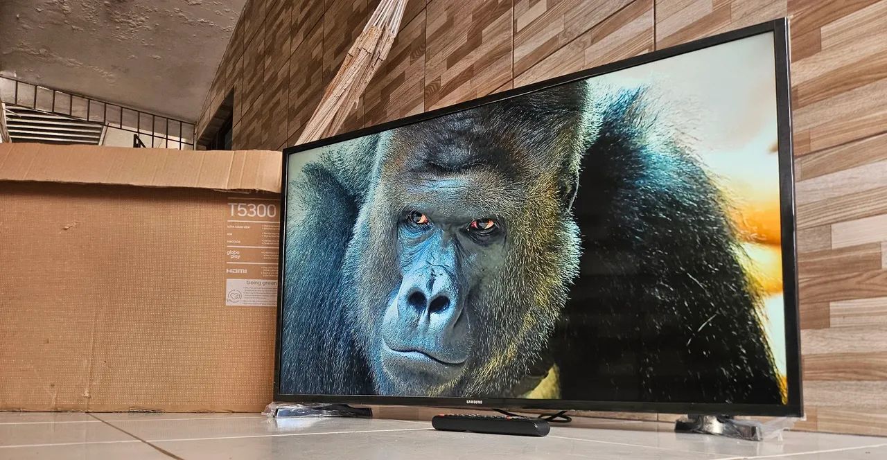TV SMART SAMSUNG PLUS 43 POLEGADAS NA CAIXA MODELO NOVO ACEITO CARTÃO E ENTREGO 