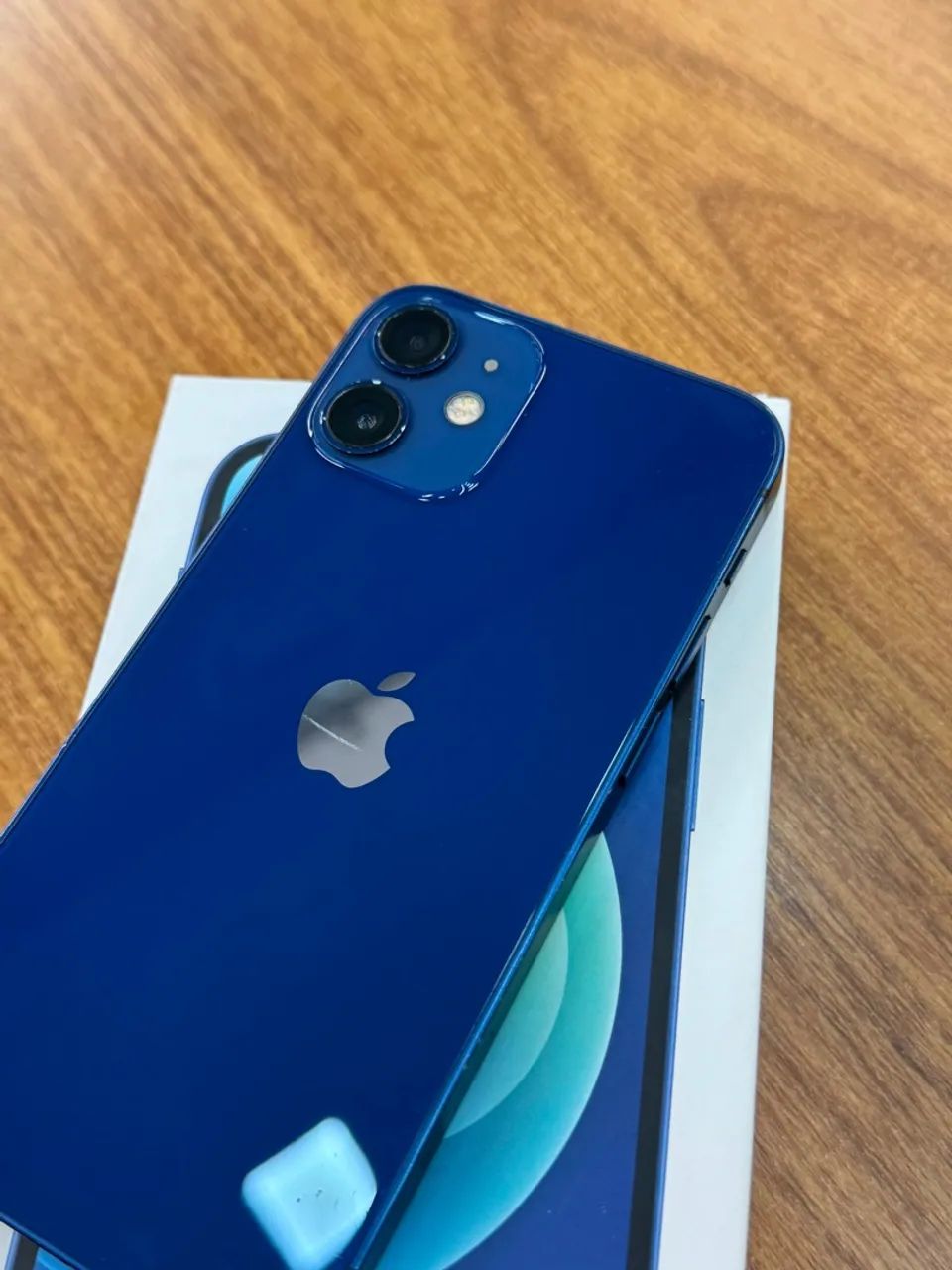 iPhone12 mini 青　64G iPhone 12 MINI 64gb AZUL Seminovo * *Tela original!* - Celulares e