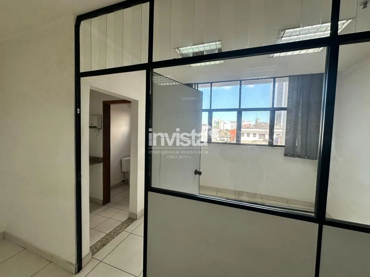 Sala Comercial para Aluguel no Centro de Santos com 65 m² - Foto 2