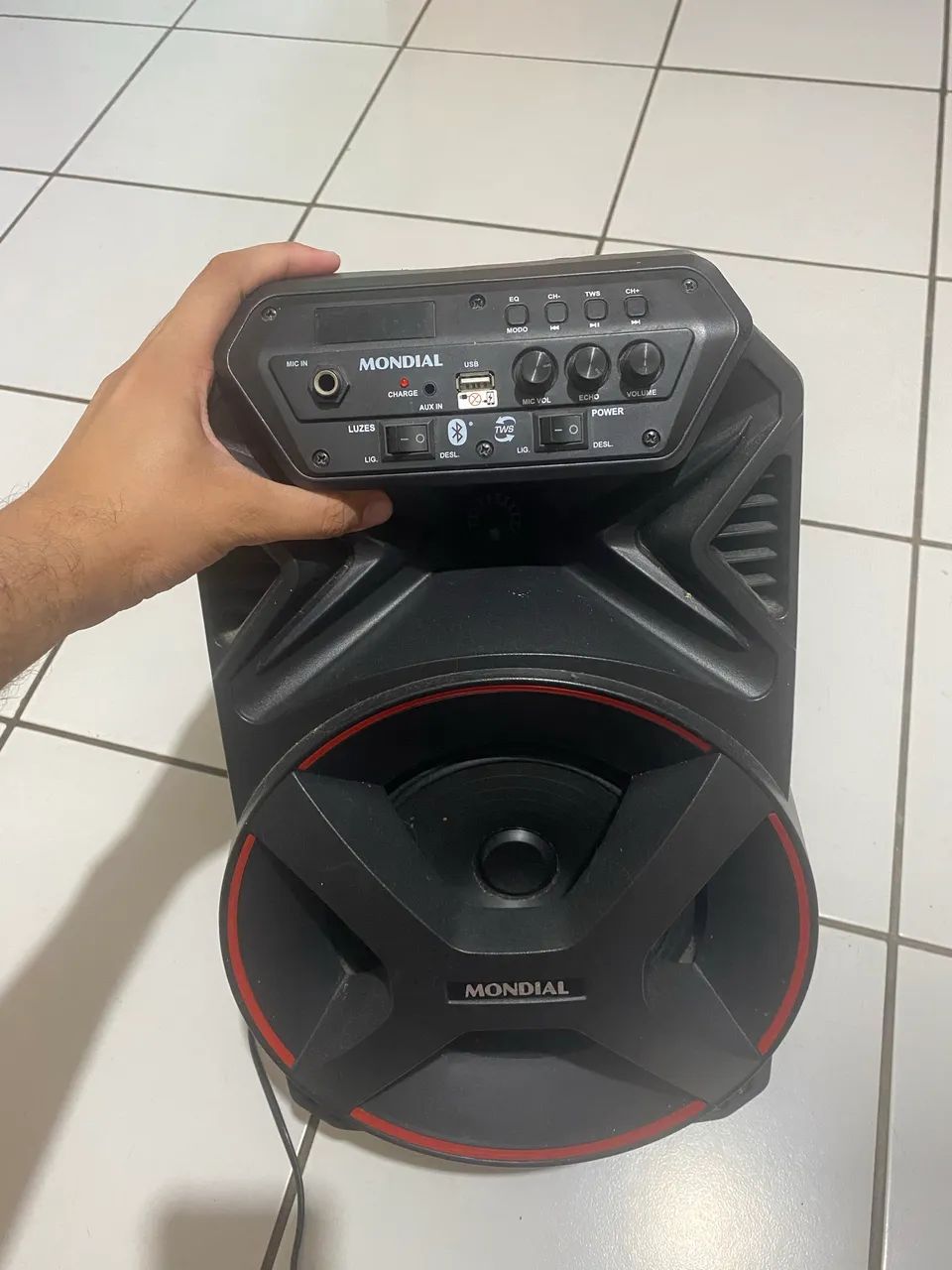 Caixa amplificada mondial 250w cm 250 - Foto 2