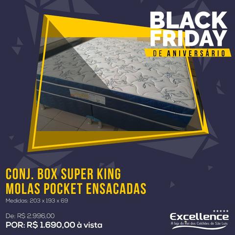 Cama box super king e queen siz (super oferta pra dormir bem)