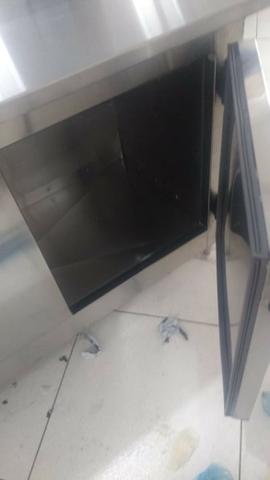 Balção Refrigerado Condimentadora Ar Forçado 100% Inox - Foto 3