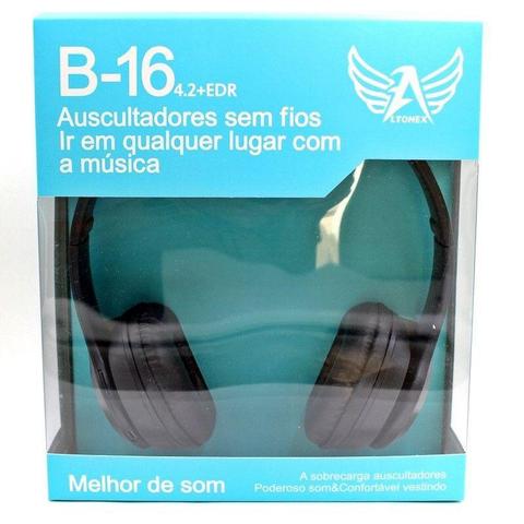 Fone de Ouvido Altomex Headphone Bluetooth Android celular