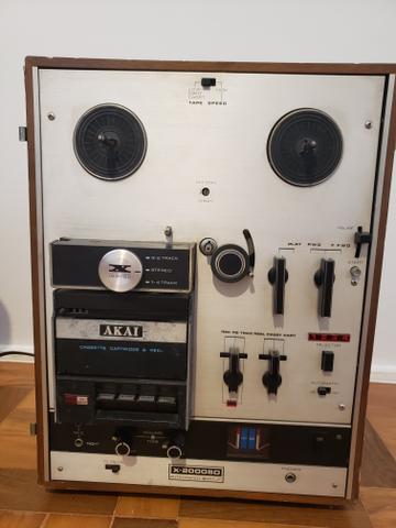 Gravador rolo akai x2000sd