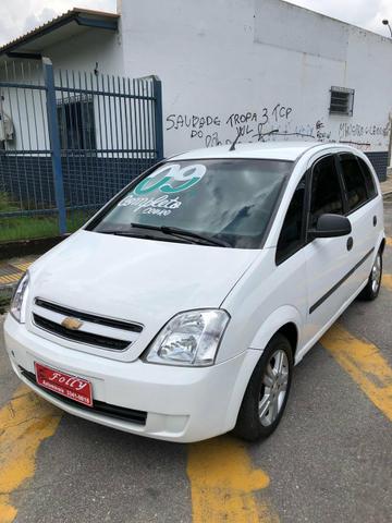 Meriva 2009 1.8 flex completa banco de couro - Foto 2