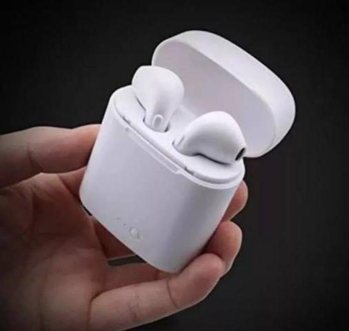 Fone de Ouvido EarPods I7s Bluetooth Android celular - Foto 2