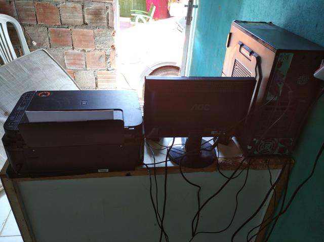 Vendo computador com impressora