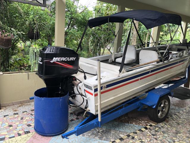 Lancha Tocantins 16 pés c/ motor 50hp - Foto 2