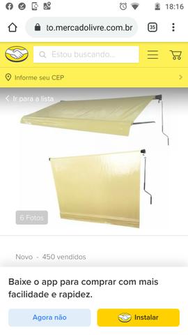 Toldo retrátil