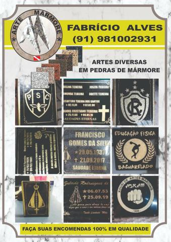 Lapde,troféu, simb.familia,brinde,gravado marmore