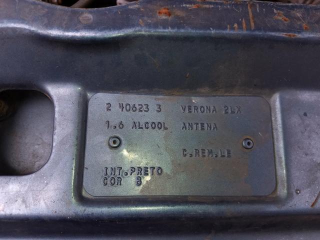 Motor Verona Escort hobby 1.6 cht 1994 Parcial base de troca - Foto 2