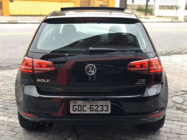 Golf 1.4 TSI 2015 Teto solar elétrico Bancos em couro - Foto 4