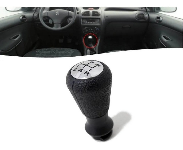  Manopla Bola Câmbio Cromada Peugeot Hoggar  - Foto 2