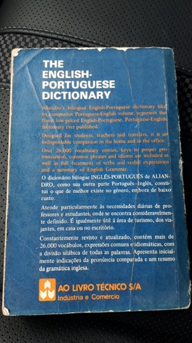 Dicionário Inglês-português Aliandro Antigo - Foto 2