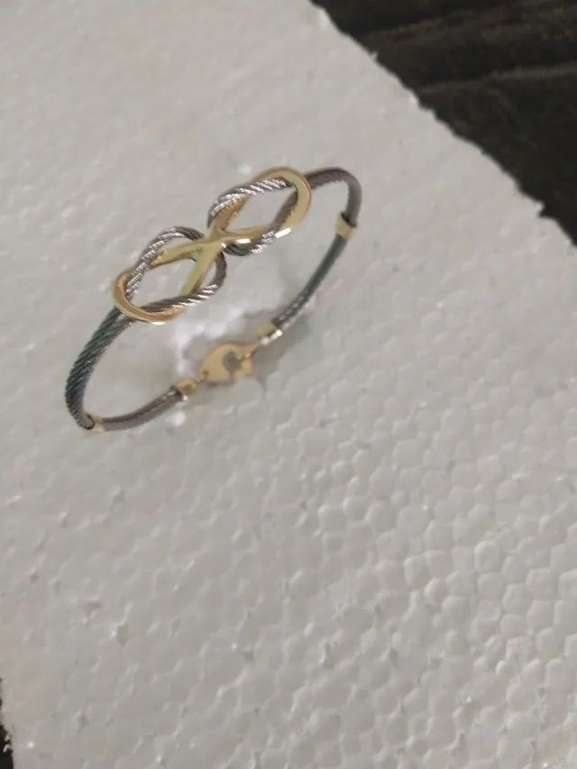 Pulseira feminina Cabo náutico e moeda antiga  - Foto 4