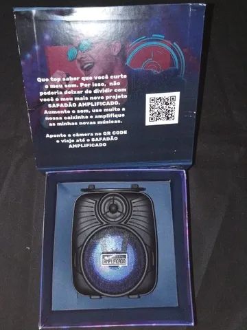 CAIXA DE SOM-BRINDE WESLEY SAFADÃO CAIXINHA DE SOM BLUETOOTH ANPLIFICADA