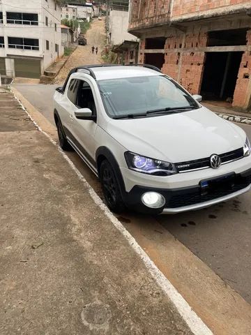 SONHO REALIZADO, SAVEIRO G6 CROSS REBAIXADA E COM SOM FORTE 