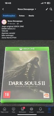 JOGO XBOX ONE DARK SOULS II ORIGINAL