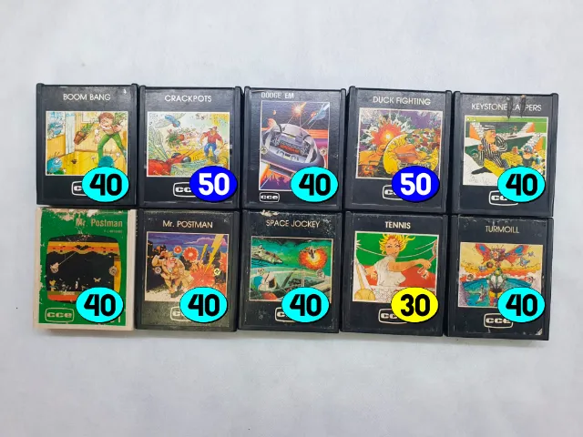 Mais novo 60 pinos cartão de jogo para atari flashback + in-tellivision  coleção retro cartucho