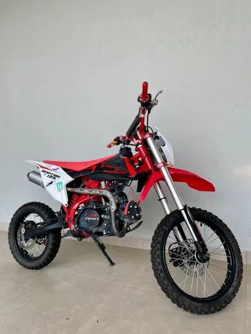 mini moto fun motors trilha cross raptor 125 cc 4t gasolina