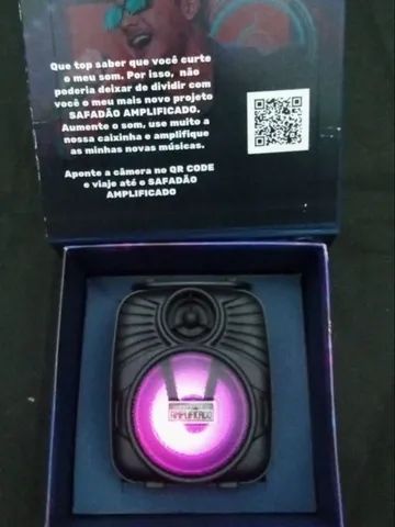 CAIXA DE SOM-BRINDE WESLEY SAFADÃO CAIXINHA DE SOM BLUETOOTH ANPLIFICADA - Foto 6