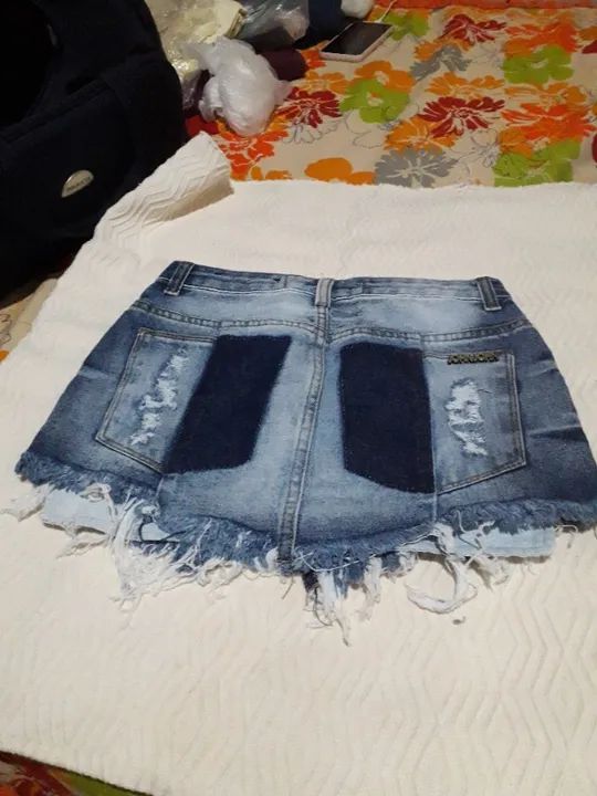 Short e saia jeans  - Foto 3