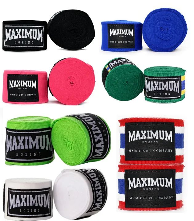 Par Bandagem 3 metros Maximum Muay Thai Boxe Kickboxing
