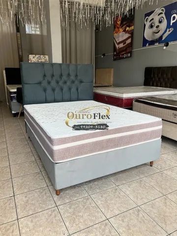 Cama box ortopédico vip casal 