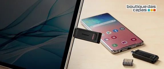 Pendrive Kingston USB-C1 Tipo C DataTraveler DT70 64gb dell macbook lenovo Xiaomi Samsung - Foto 2