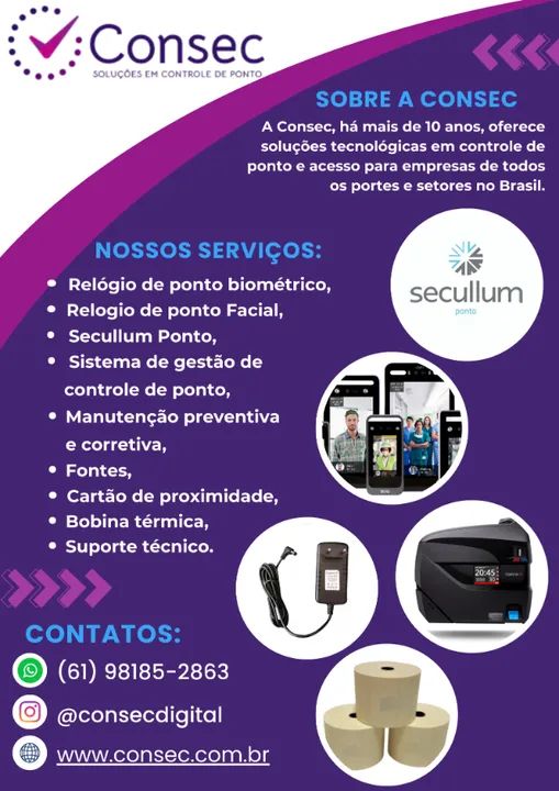 Relógio de Ponto IDClass  NOVO - Foto 2