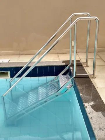 escada, cascata, duchas para piscinas. - Foto 5
