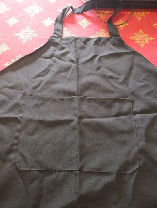 Avental preto unissex  - Foto 2