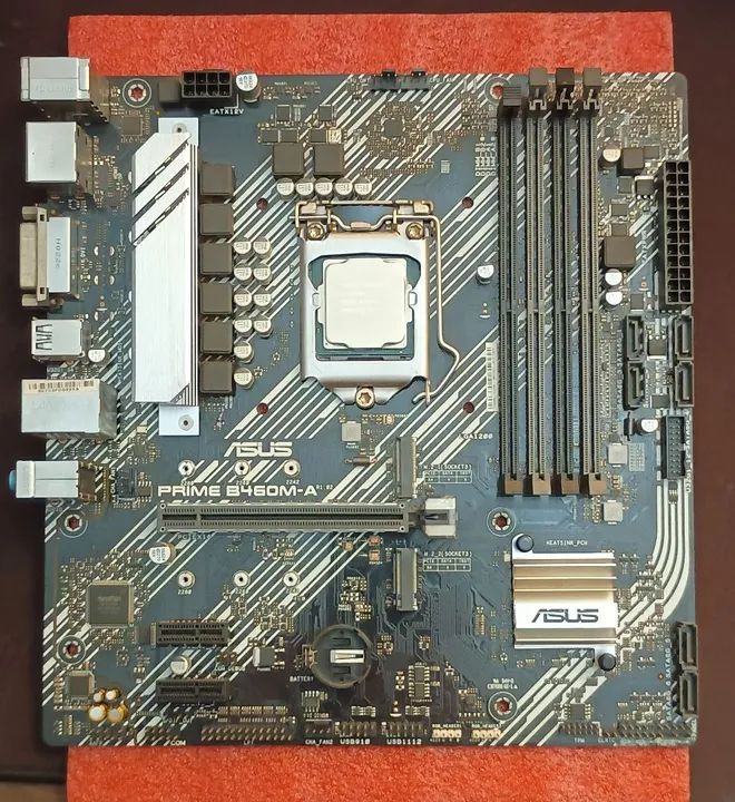 Kit Placa-Mãe ASUS PRIME B460M-A + i3 10100F