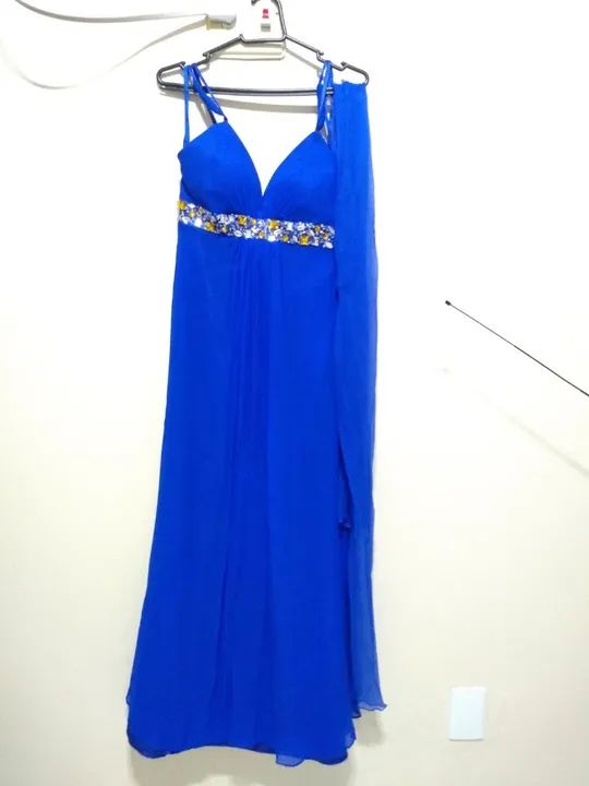 Vestido Azul Longo TAM n° 36 - Foto 3