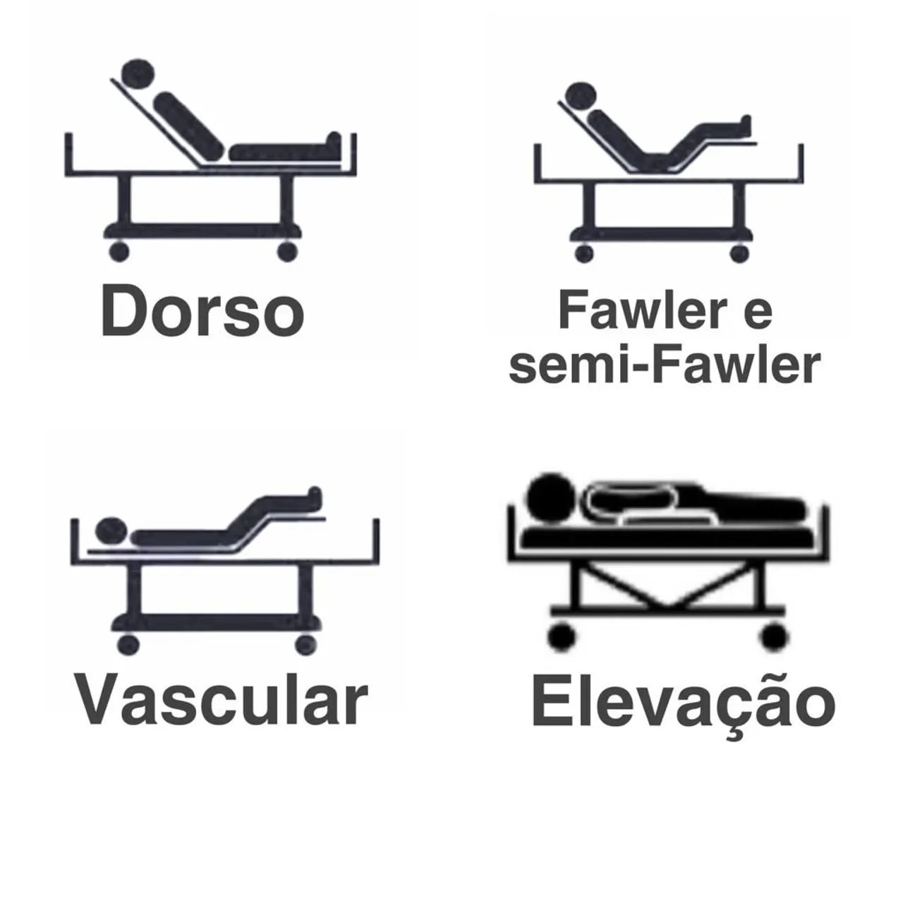 Cama Hospitalar fawler  - Foto 4