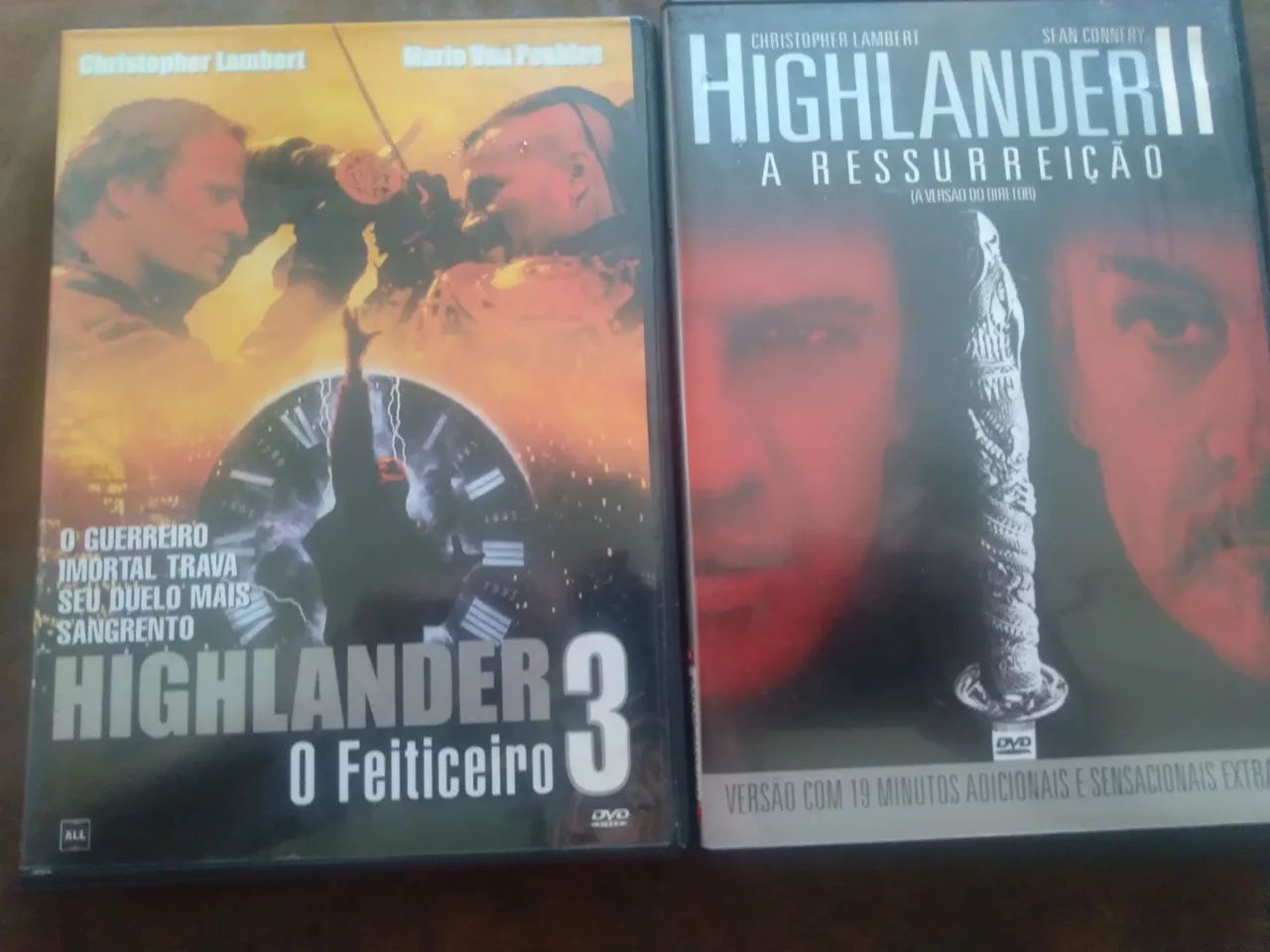 Combo 2 DVDs da franquia Highlander originais  - Foto 4